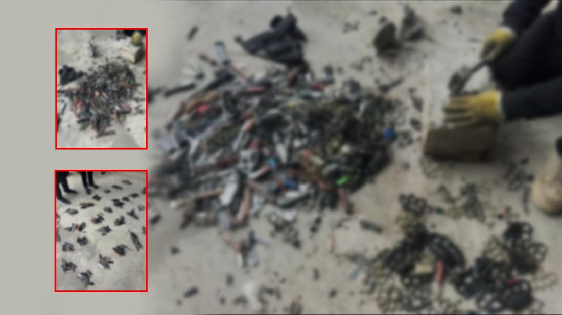 لە شوێنێکی سلێمانی 360 چەقۆ و بۆکس خەنجەر دەستی بەسەردا گیرا