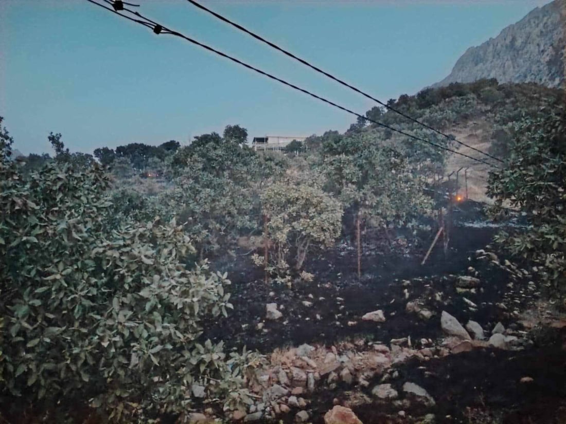 بەم بەرەبەیانە چەند ئاگریك لە سنووری سلێمانی کەوتنەوە