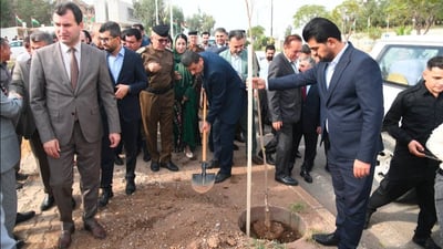هەڵمەتێکی نەمام چاندن بەڕێوەچوو