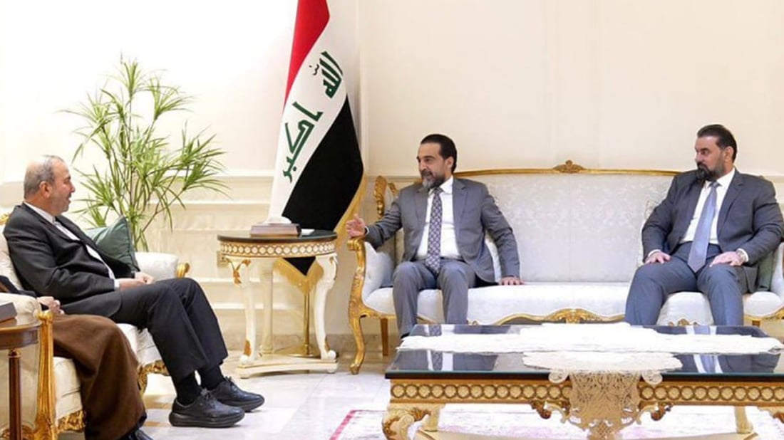 سفير إيران أيضا زار الحلبوسي ورئيس البرلمان