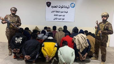 جاءوا من إيران.. حرس الحدود يعتقل 22 باكستانياً حاولوا الدخول بطريقة غير رسمية