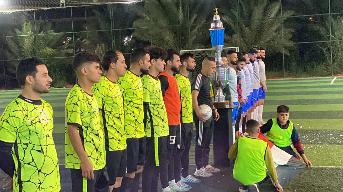 عيد غير سعيد لفريق “دعبلة” بنهائي كأس الشيخ “زعيان” للخماسي في هيت