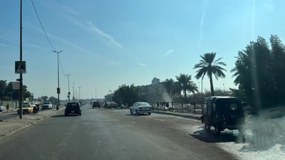 Illegal car washes flourish in Baghdad’s Al-Baladiyat district