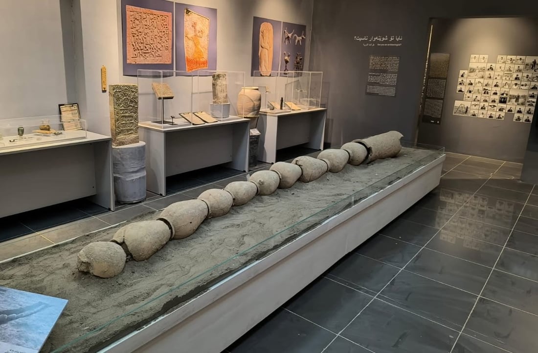 له ‌گه‌رمیان سیسته‌مێكی ئاودێری كۆنى شوێنه‌واری گواسترایه‌وه‌ ناو مۆزه‌خانه‌‌