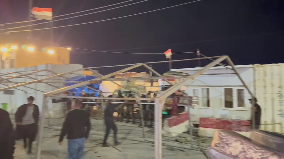 فيديو: التطورات تتسارع في سنجار.. المعتصمون يرفعون خيمتهم والجيش يسحب آلياته