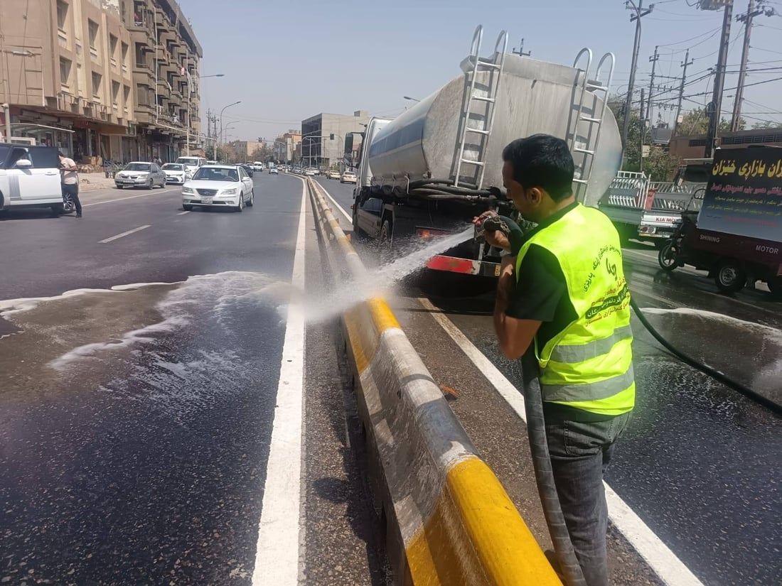 هەڵمەتێكی بەرفراوانی پاككردنەوە لە هەولێر دەستیپێكرد