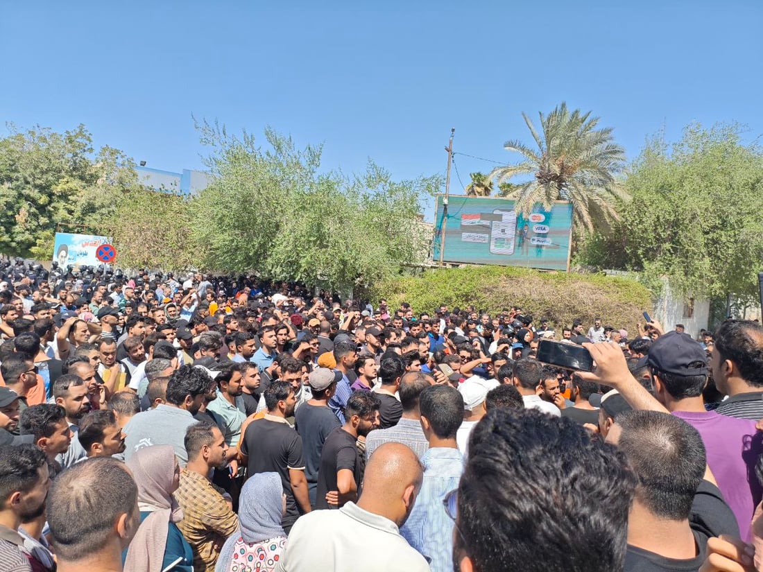 بابل: خريجو التربية يرفضون الاستثناءات في التعيينات ويهددون بالاعتصام (صور)