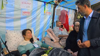 تەندروستی مانگرتووەکان بەرەو خراپی دەچێت و قاچیان سڕبووە