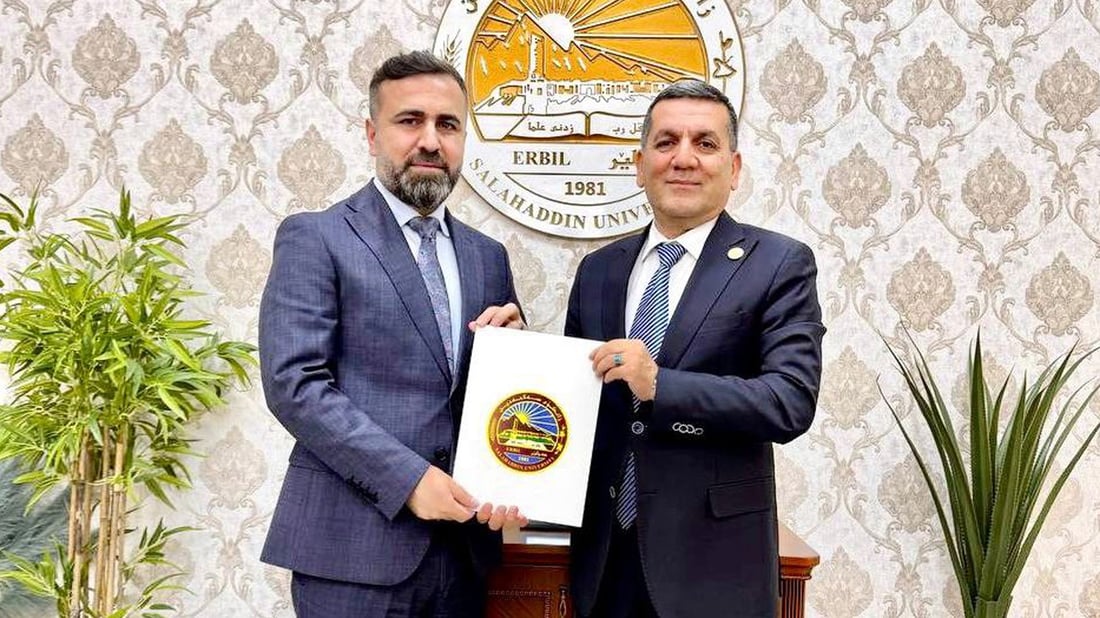 مامۆستایه‌كى زانكۆى سه‌ڵاحه‌دین ریكۆردی له‌ سایته‌یشن شكاند