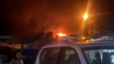 Massive fire engulfs Kirkuk’s historic Khan Kirdar market