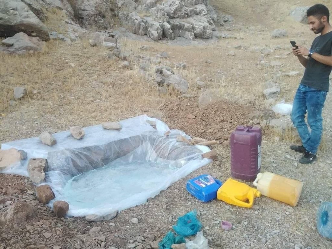 له‌ شاخی پیره‌مه‌گرون شوێنى ئاوخواردنه‌وه‌ بۆ ئاژه‌ڵ و باڵنده‌كان دروستكرا