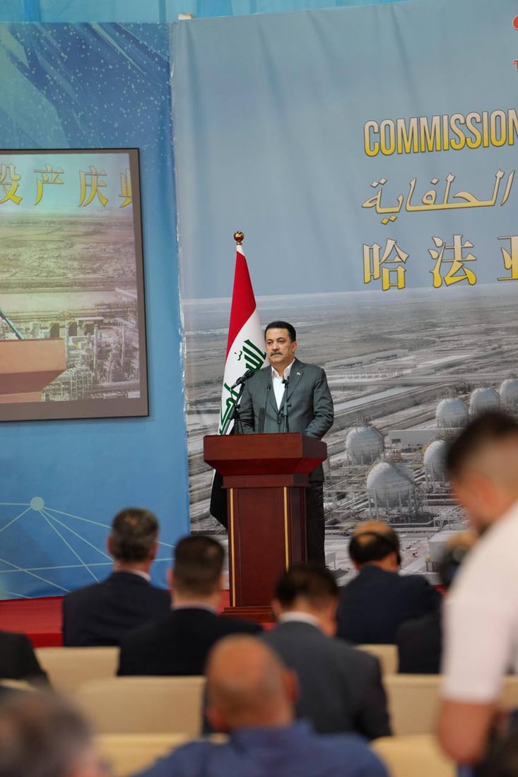 السوداني: نسبة الاستثمار وصلت إلى 61% ونطمح إلى “صفر” غاز محترق عام 2028