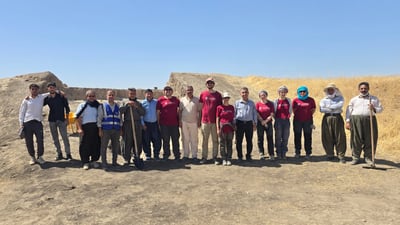 تیمه‌كانى سێ زانكۆى جیهانى كارى كنه‌و پشكنین له‌ سێ گردى شوێنه‌وارى سلێمانى ده‌كه‌ن