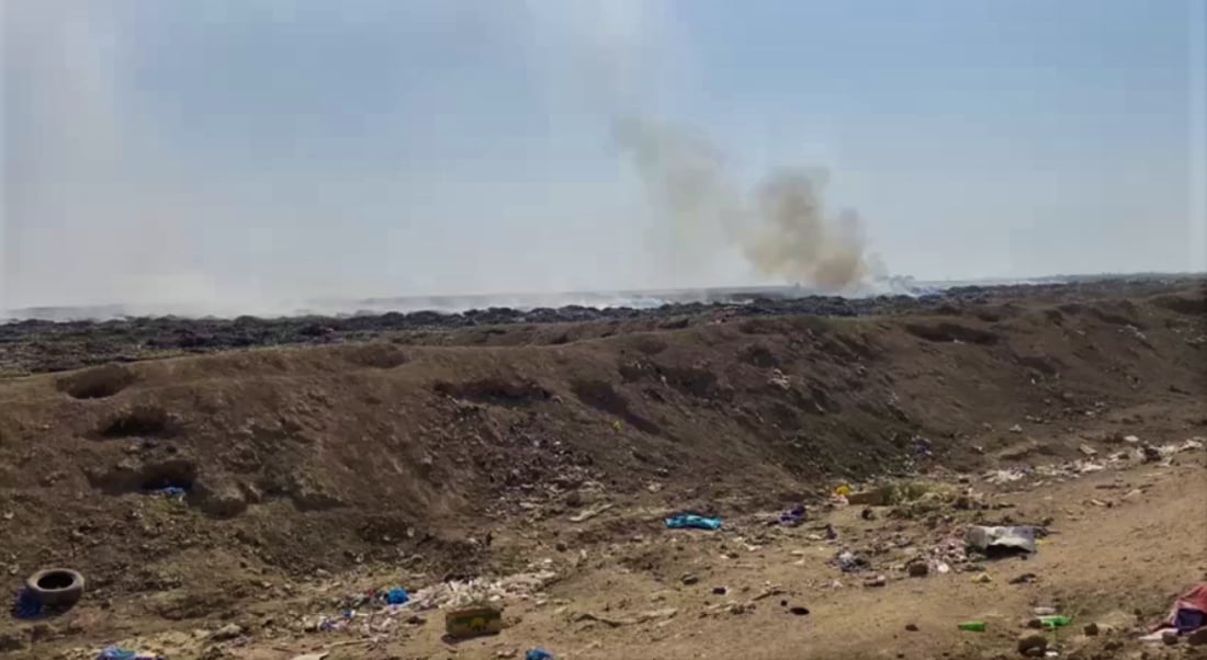 حرائق الطمر “الصحي” تلوث أجواء الناصرية و”البئية” تقاضي البلدية (فيديو)