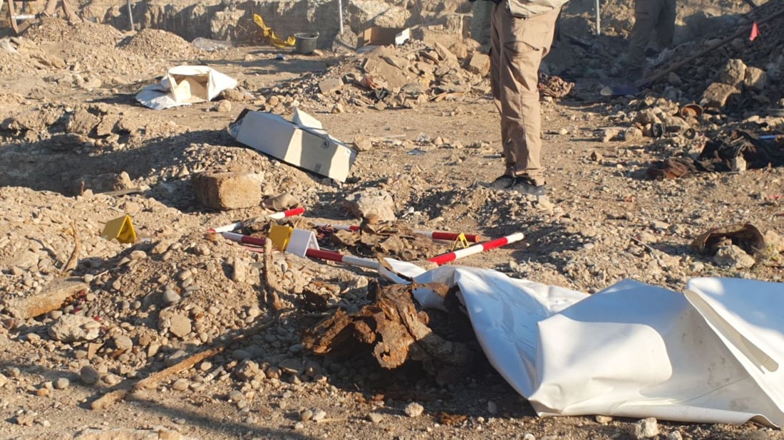 صور: ترميم المدرسة كشف مقبرة جماعية.. رفع 31 جثماناً في تلعفر