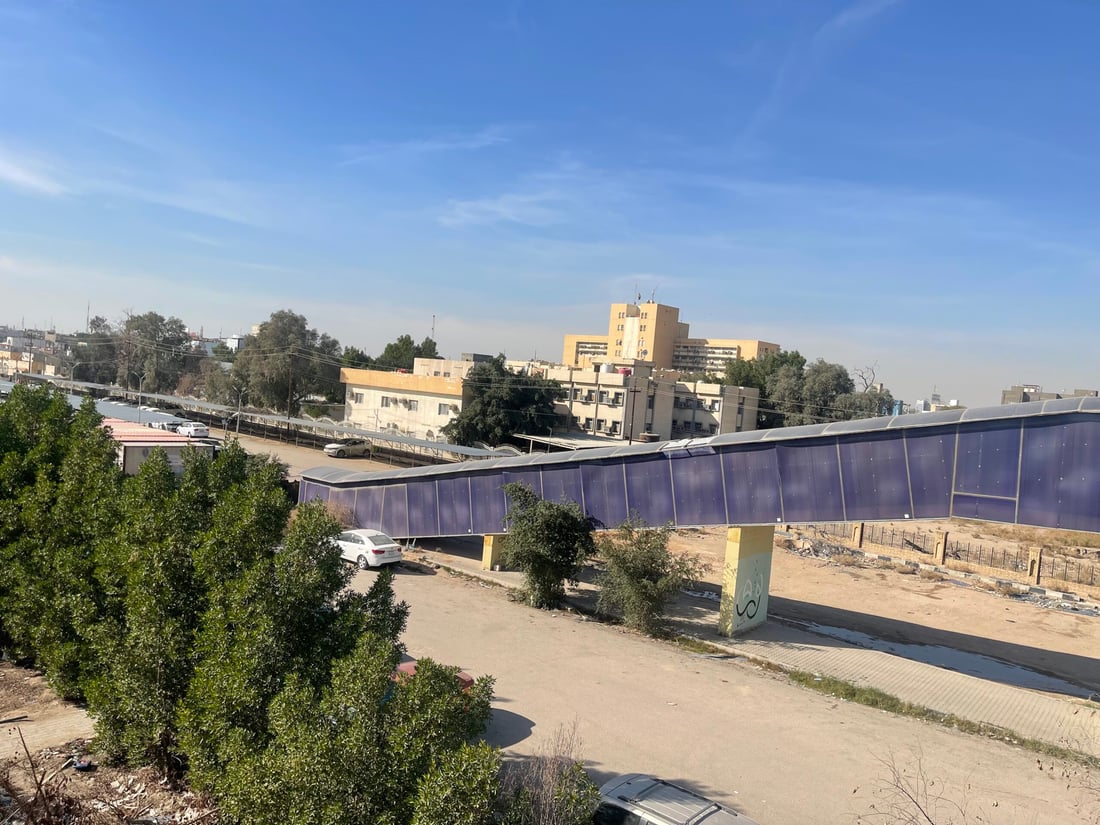 كهربائي لكنه لا يتحرك.. جسر النجف الفريد والحيوي ينتظر جواباً من إيطاليا (صور)