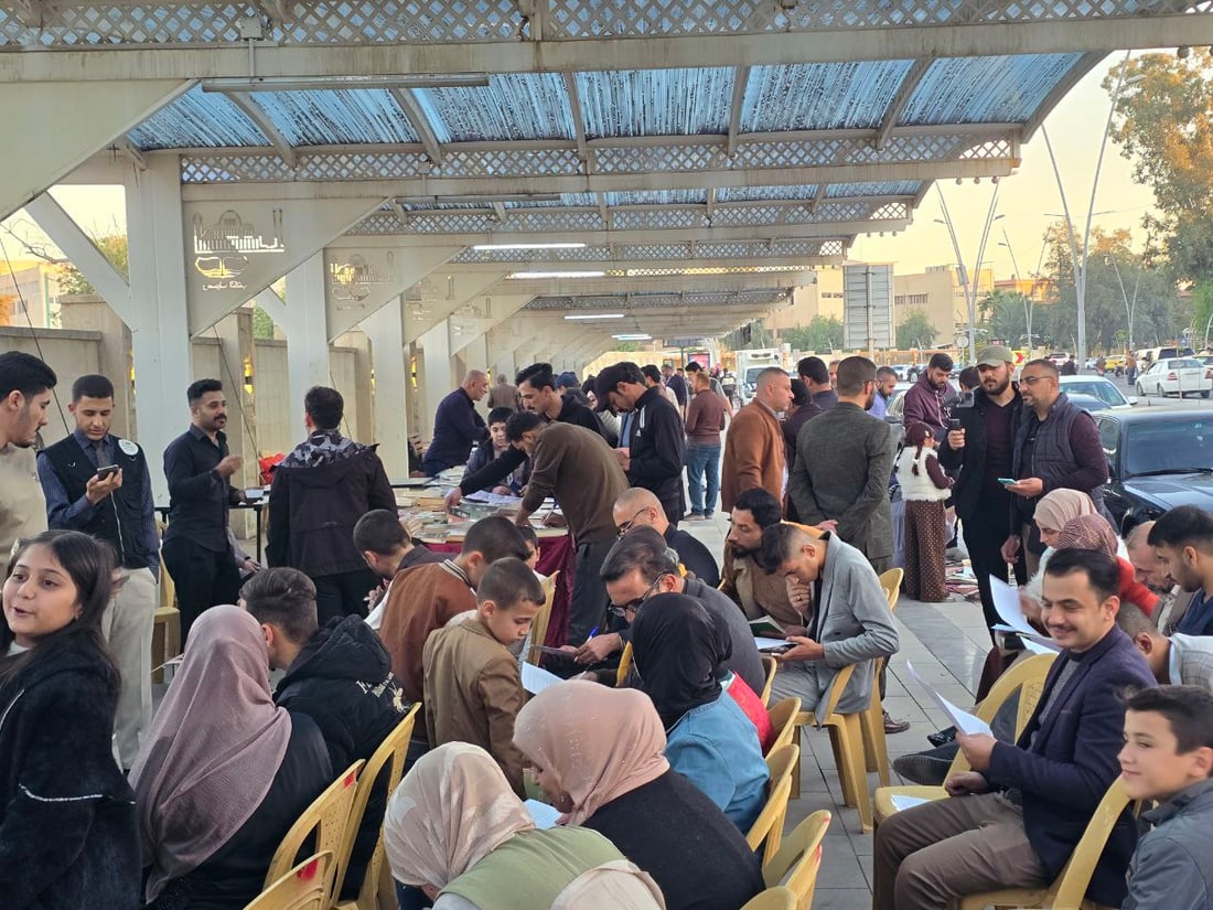 50 ألف كتاب ورسائل ثقافية.. الموصل تحتفل بالذكرى التاسعة لرصيف الكتب