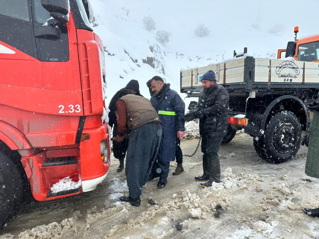 رێگای نێوان سلێمانی – پێنجوێن کراوەتەوە و هاتوچۆ ئاساییە