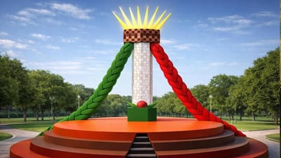 سلێمانى درێژترین کەزى دەهۆنێتەوە و مۆنۆنێنتى کەزى بنیات دەنێت