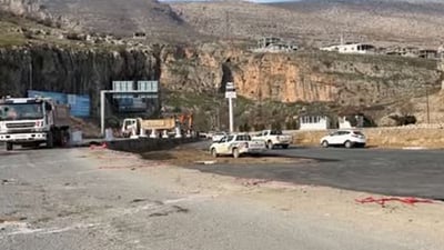 سایدێکى رێگاى گەلى عەلى بەگ دادەخرێت