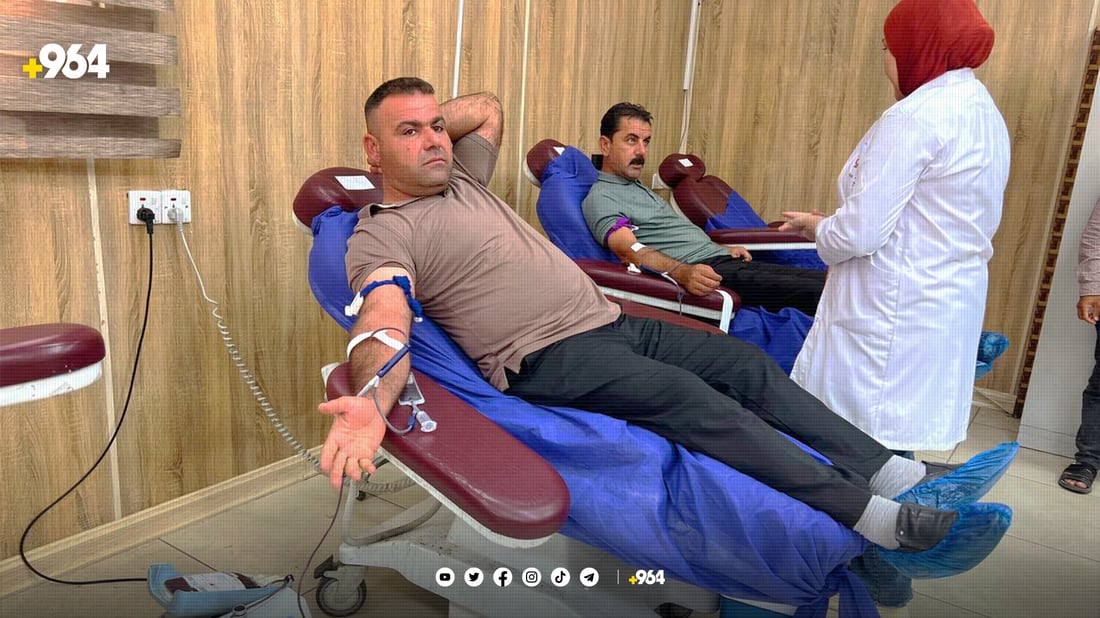 هەولێر رۆژانە 200 بوتڵ خوێن دەبەخشێت