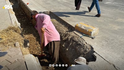 ئامادەکاری بۆ رێگرتن لە لافاو لەسەر شەقامەکان دەستیپێکرد