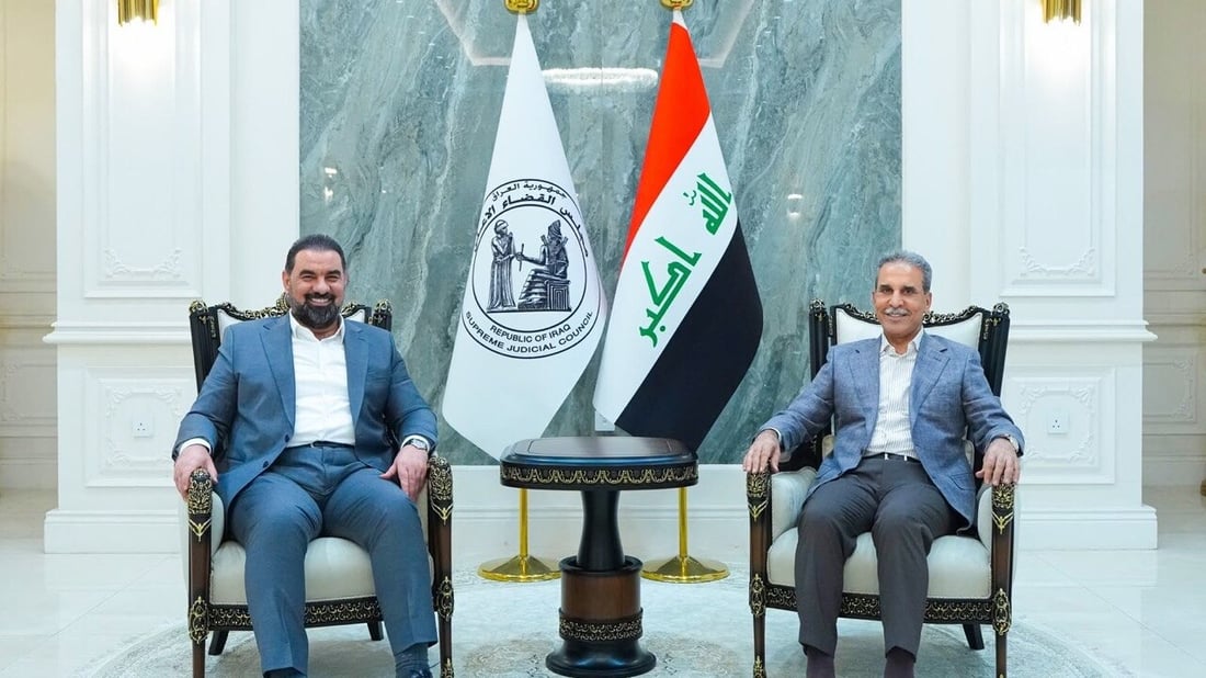 الحلبوسي يبحث مع القاضي زيدان إقرار القوانين المهمة
