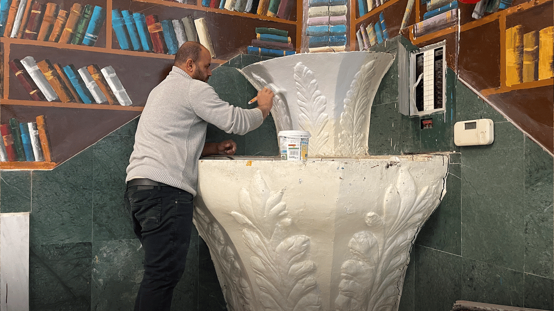 کتێبخانەی گشتی سلێمانی خۆی نوێ دەکاتەوە