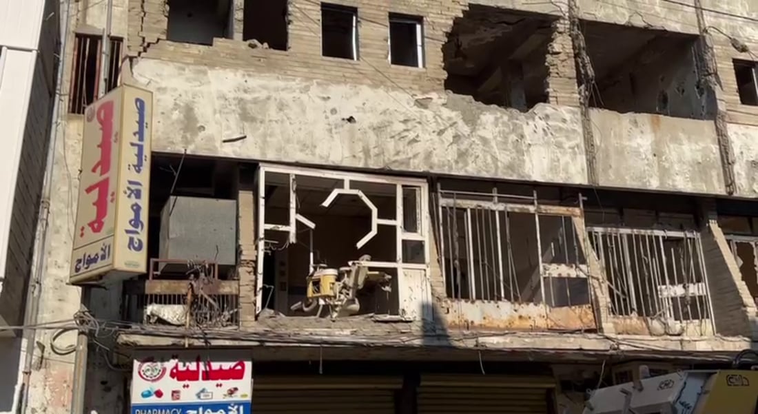 في أيمن الموصل.. شارع الأطباء بلا أطباء منذ التحرير (صور)