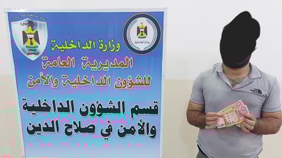 استدرجوه بـ50 ألف دينار.. الداخلية تضبط مبتزاً إلكترونياً في صلاح الدين