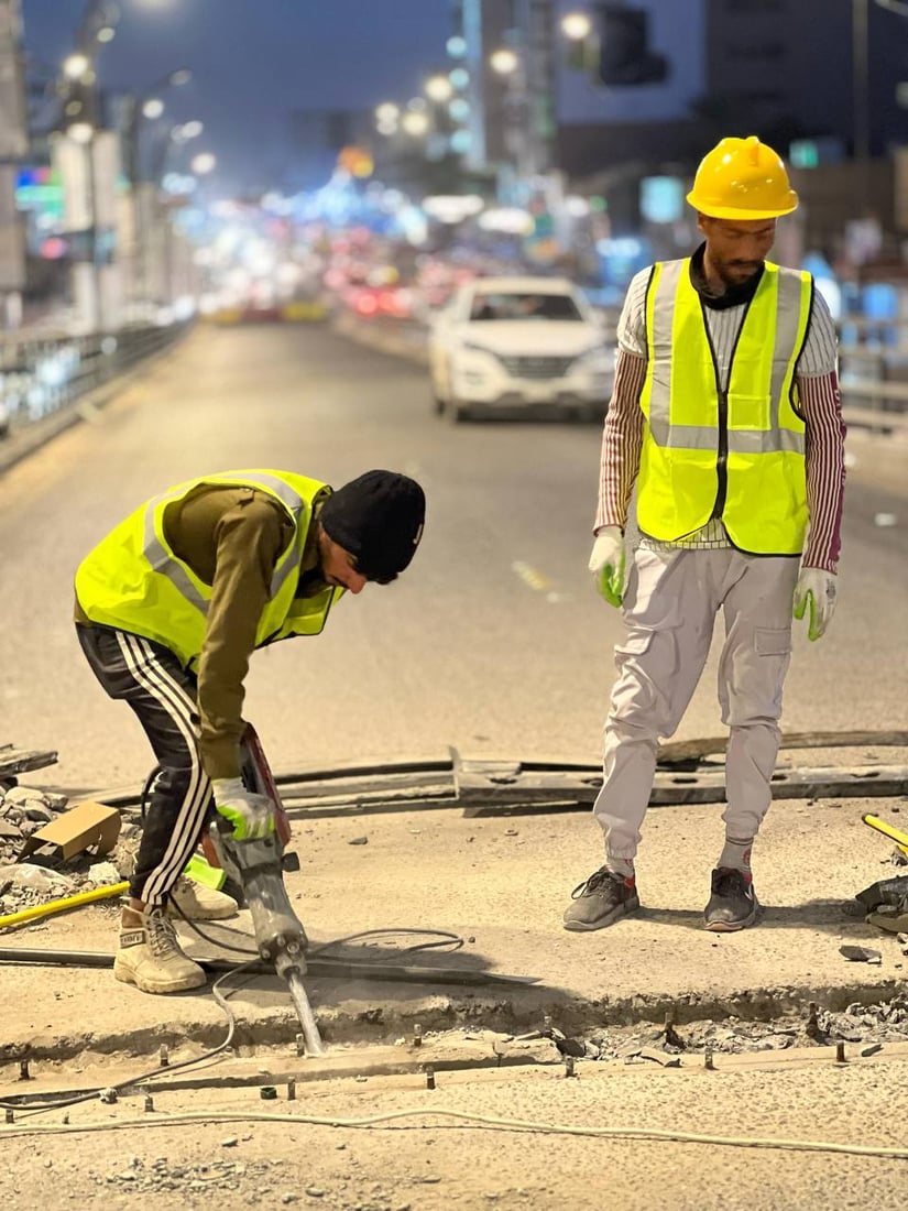 إصلاح “جوينات” مجسرات ثورة العشرين.. مرور النجف تفسر زحامات المدينة اليوم