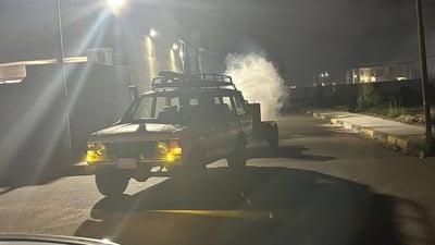 (صور) تضبيب مسائي ودخانيات في واسط للقضاء على بؤر الحشرات.. تكاثرت مع الصيف