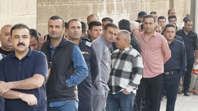 964 کارمەندی بەرگری شارستانی لە بنکەیەکی دەنگدانی هەولێر دەنگ دەدەن