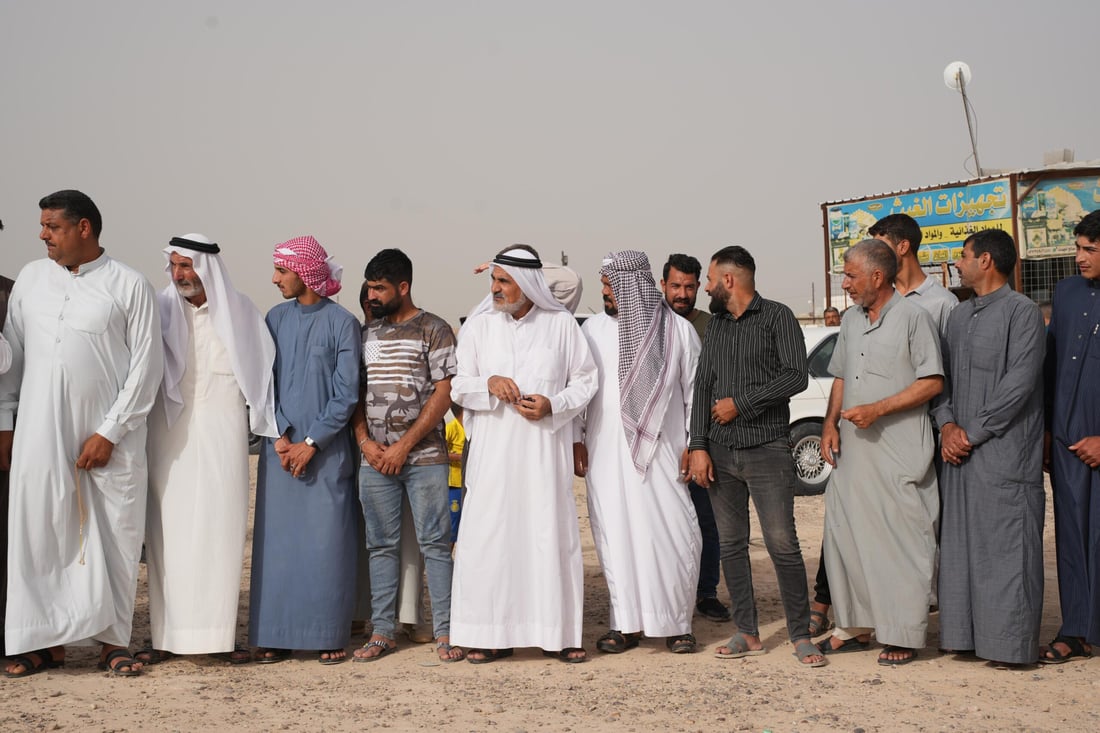 صور: مزارعون في سامراء يناشدون الصدر للتدخل وإلغاء ضم أراضيهم للساتر الأمني