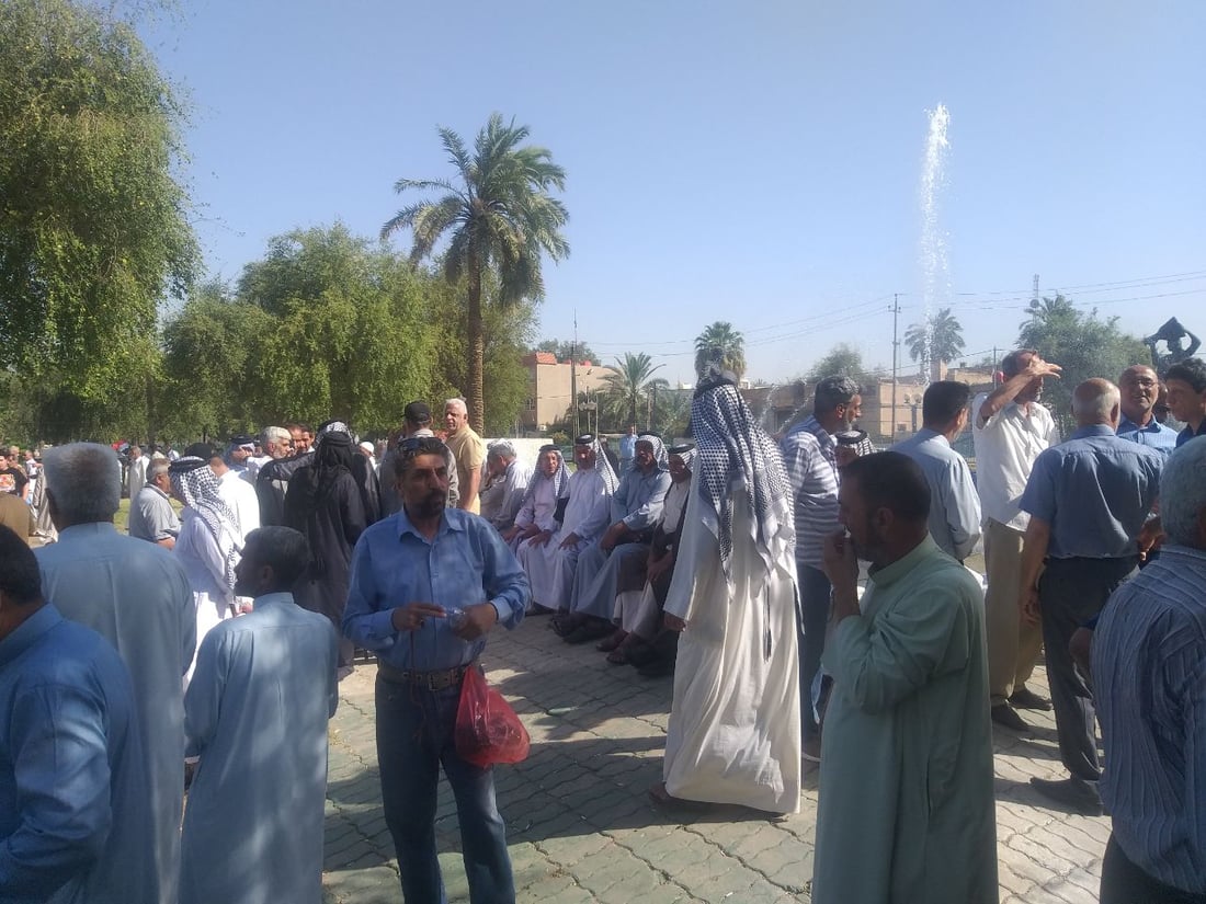 أسرى حرب الخليج يلوحون باعتصام أمام الخضراء: أخرجوا لنا مسؤولاً للتفاوض (صور)