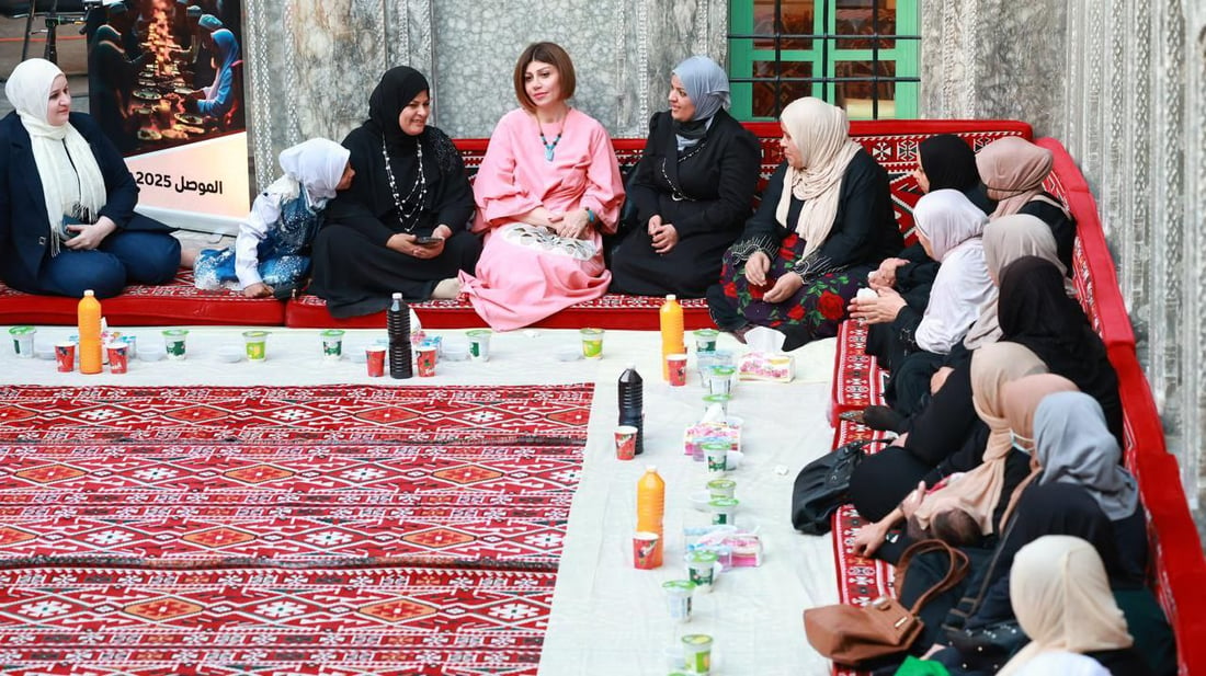 صور: وزيرة الهجرة تقلب “جدر الدولمة”.. مأدبة إفطار جماعي للنساء العائدات