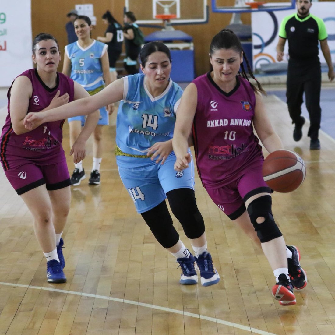 بنات البصرة والعمارة في مواجهة مع سلة عينكاوة والسليمانية