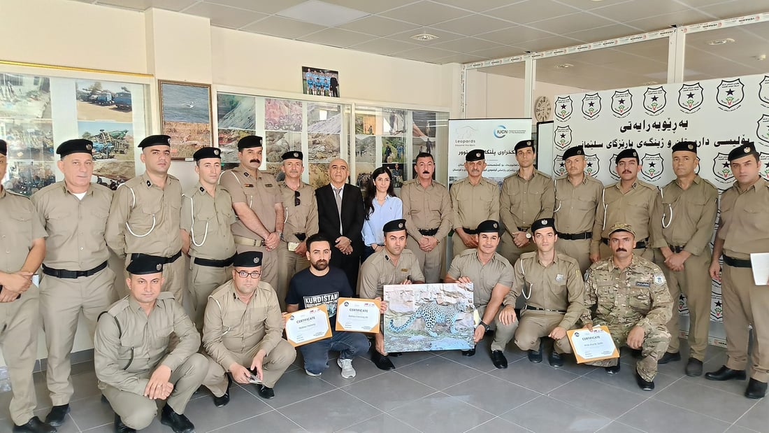 خەڵاتی پێشمەرگەی دارستان بە پۆلیسێکی دارستانی قەرەداغ بەخشرا