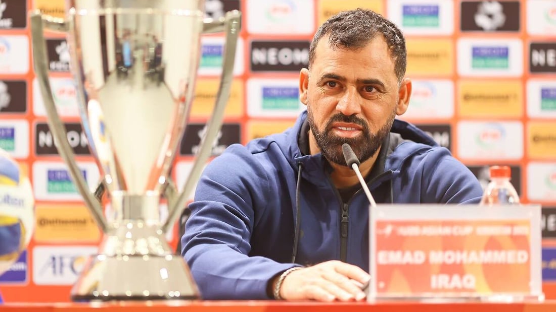 عماد محمد قبل مواجهة أوزبكستان: أوصينا اللاعبين باللعب الرجولي لنيل اللقب