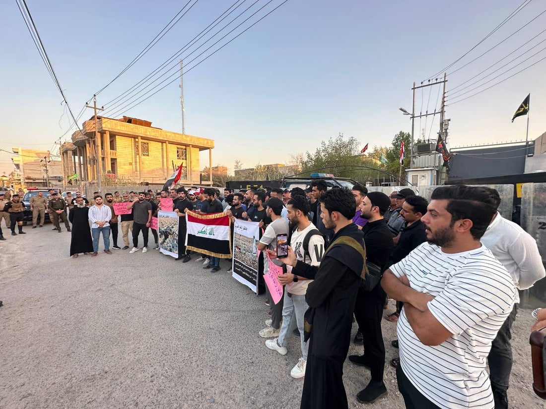 فيديو: البصرة غاضبة على تركيا.. تظاهرة أمام القنصلية تهتف “بصوت سمعها السفارة”