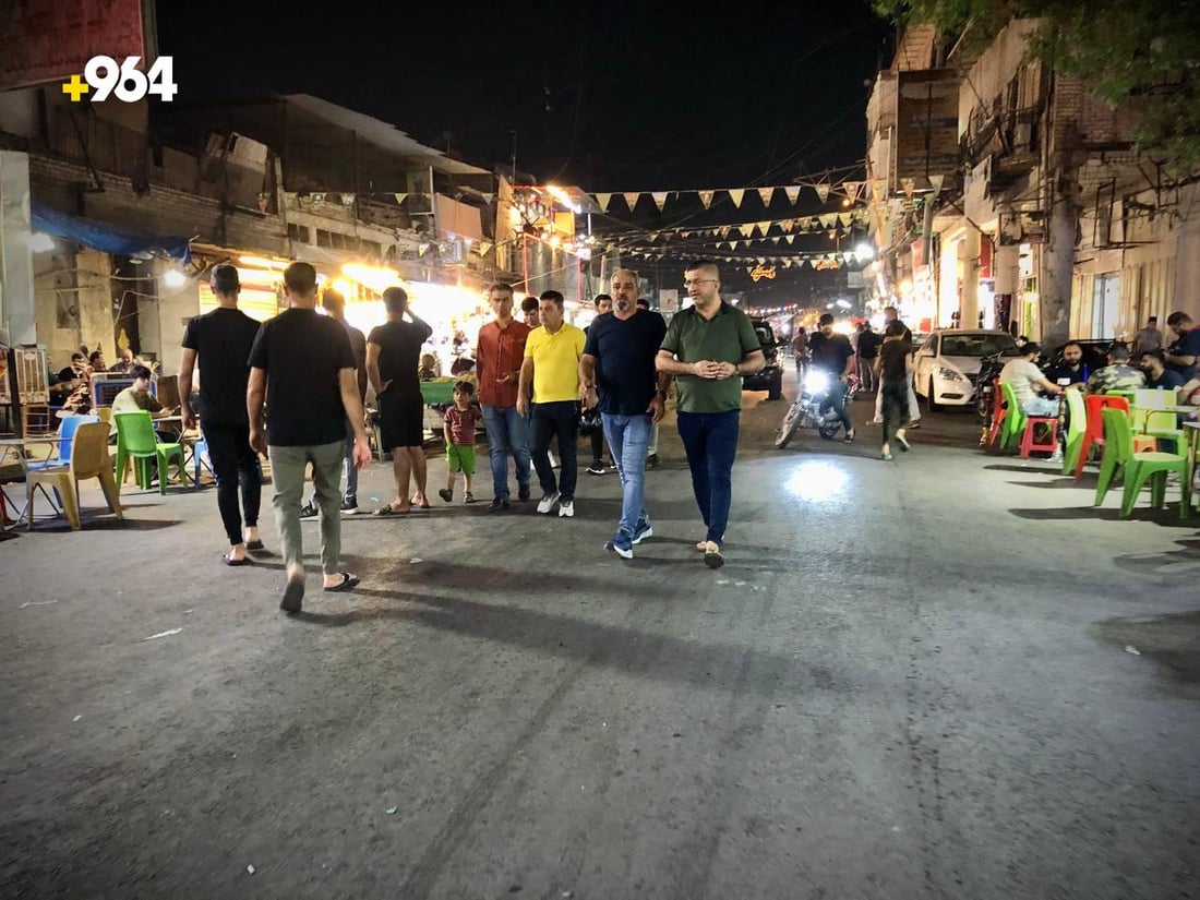 صور: ليالي الأنس في الكفاح تجمع الشباب والشياب على الشاي الأطيب في بغداد