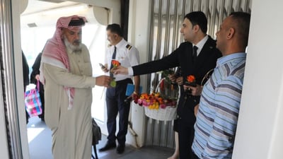 طائرة الأحلام ستنقل حجاج العراق إلى أرض الوطن (صور)