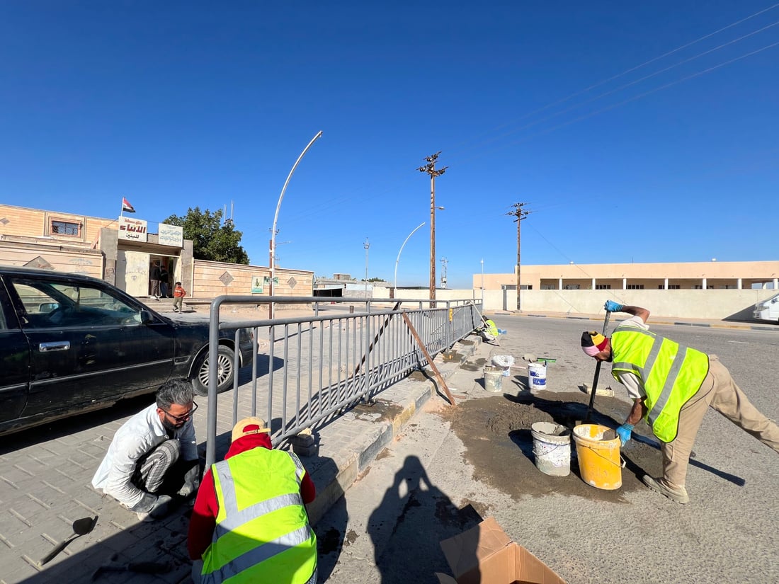 صور: ضباط مرور في مدارس الزبير وسفوان لتدريب المعلمين على السلامة المرورية