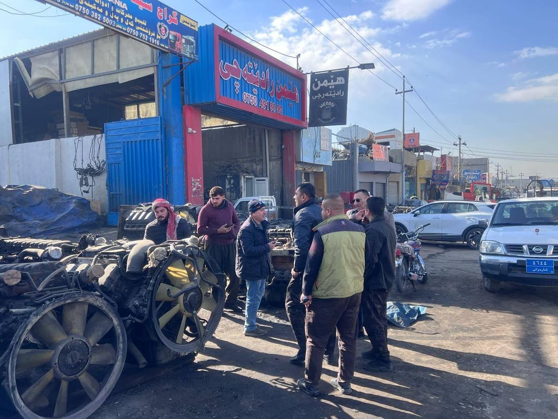 مەیدانی ماتۆڕفرۆشان و پیشەسازی باكوور لە زێدەڕۆیی پاككرانەوە