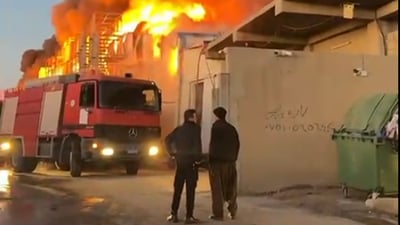 “دەنگێکی گەورە لە سەرەتای روودانی ئاگرەکەی پیرزین بیستراوە”