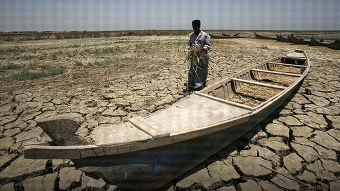لەمساڵدا گۆڕانکارییەکانى کەشوهەوا 140 هەزار عێراقى ئاوارە کردووە