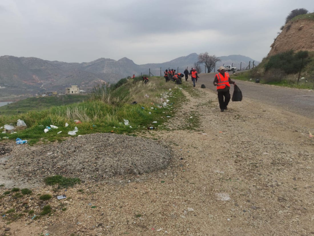 10 تۆن پاشماوه‌ له‌ به‌نداوى دهۆك ده‌هێندرا