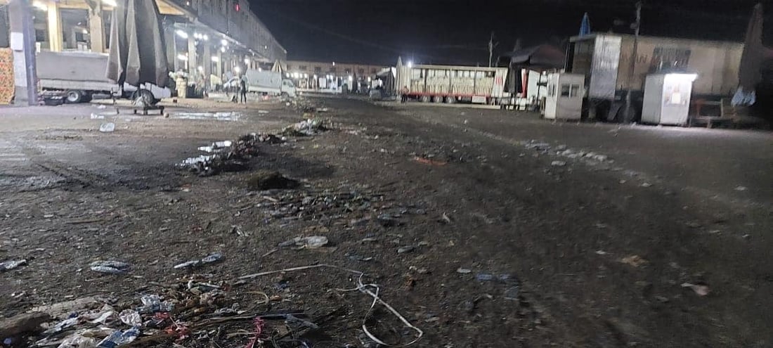 ناو گومرگی سەوزە و میوەی هەولێر پاک کرایەوە