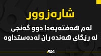 لەم هەفتەیەدا شارەزوور دوو گەنجى لەدەستدا