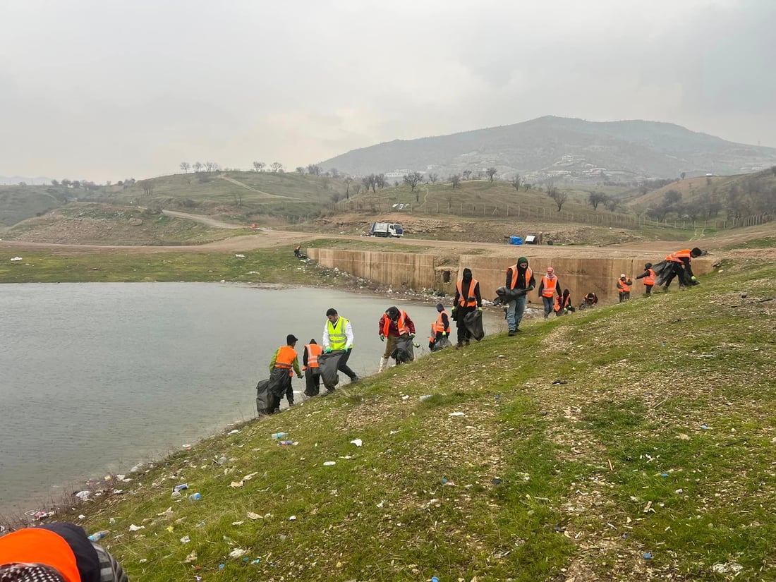 10 تۆن پاشماوه‌ له‌ به‌نداوى دهۆك ده‌هێندرا